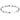 Thin Silver Brace Armband Silver