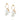 Love Bead Charm berlock diamant guld