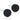 Black Titanium Puck 8 mm Örhänge
