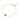 FUSION Armband Guld Vitguld Roséguld CENTRE PAVÉ 0.11 CT