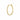 GJ SIGNATURE EARHOOPS LARGE Gold 0.15 (1st)