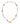 Zodiac Water Pisces Halsband (Guld)