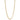 Carlo Necklace 43 Goldplated Silver (One)