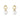MAGIC Örhänge Guld PEARL Diamant 0.04 CT