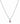 VICTORIA Long halsband Stål/Rosa
