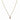 VICTORIA Long halsband Guld/Rosa