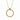 TWIST Long halsband Guld