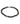 MORRIS (6 mm) armband Svart