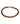 MORRIS (6 mm) armband Ljus Brun