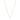 PALMA Single Short halsband Guld