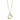CAROLIN Long halsband Guld/Guld