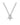 SAGITTA SS CRYSTAL Halsband Silver