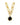 LISANNA SG BLACK Halsband Guld