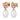 PETUN SG ROSE / WHITE PEARL Örhängen Guld