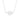 Autumn Leaf single Halsband Silver