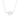 Autumn Leaf single Halsband Silver