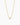 Emerald necklace gold