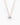 Pear necklace gold