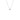 Diamond Sky single halsband silver