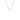 Les Amis drop halsband guld