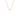 Les Amis drop halsband guld
