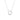 Les Amis single halsband silver
