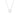Les Amis small single halsband silver