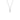 Leaf drop halsband silver