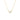 Loving heart medium single halsband guld