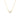 Loving heart medium single halsband guld