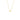 Le knot drop halsband guld