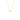 Le knot drop halsband guld
