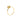 Le knot drop ring guld