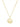 Peace Large Halsband (guld) 42 cm