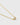 Snap Heart Halsband Guld Crystal