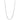 Silverhalsband ärtlänk. 70+5cm