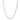 Silverhalsband cordell. 50+5cm