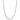 Silverhalsband Rävsvanslänk 50+5cm