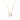 Ocean small single halsband guld
