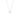 Orbit drop halsband silver