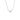 Stardust drop polished halsband silver
