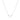 Ellisse Cinque - med vita zirkoner Halsband