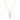 Ellisse Carezza ino - 18k guldpläterad, med vita zirkoner Halsband