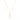 CAPIZZI PICCOLO Halsband Vita Zirkoner Guld