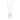 ZODIACO SAGITARIUS halsband vita Zirkoner (silver) 45 cm