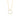 BIELLA halsband vita Zirkoner (guld)