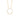 BIELLA GRANDE halsband vita Zirkoner (guld) 45 cm