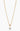 PRINCESS PICCOLO halsband vita Zirkoner (guld)