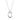 CAPRI DUE halsband vita Zirkoner (silver) 45-60 cm