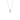 Unity drop halsband silver